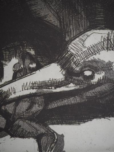 Guillermo ROUX : Le vautour, Héliogravure 2