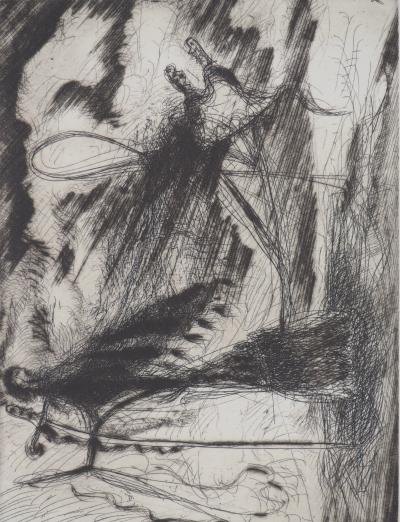 Gérard GAROUSTE : Sabre, Héliogravure 2