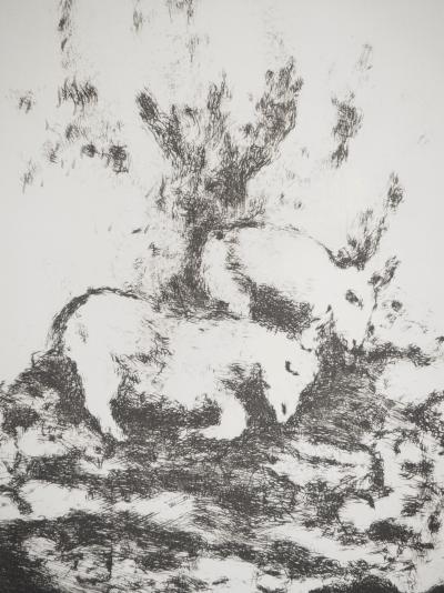 Marc CHAGALL : Alliance entre Dieu et la terre, Héliogravure originale 2