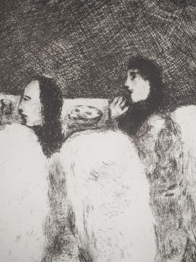 Marc CHAGALL : Les trois anges reçus par Abraham, Héliogravure originale 2