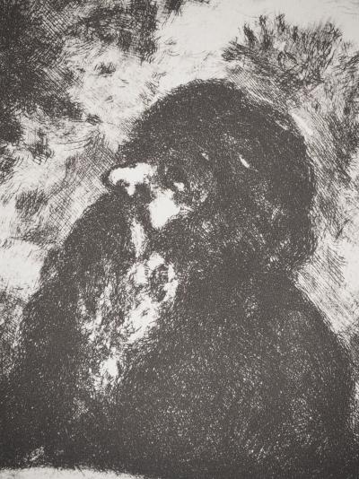 Marc CHAGALL : Abraham sur le point d’immoler son fils, Héliogravure originale 2