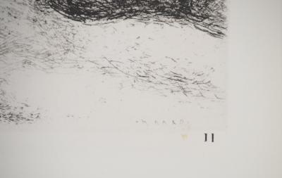Marc CHAGALL : Abraham pleurant Sara, Héliogravure originale signée 2