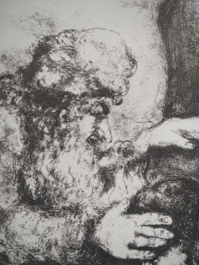 Marc CHAGALL : Le rêve de Jacob, Héliogravure originale 2