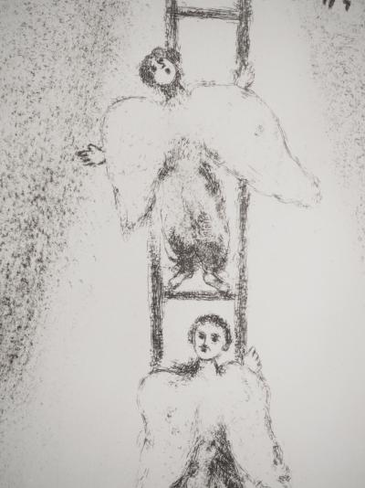 Marc CHAGALL : Isaac bénit Jacob, Héliogravure originale 2