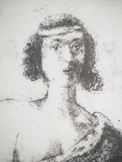 Marc CHAGALL : Monument du sépulcre de Rachel, Héliogravure originale 2