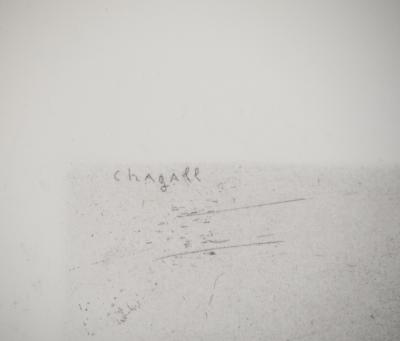 Marc CHAGALL : Joseph dépouillé par ses frères, Héliogravure originale signée 2
