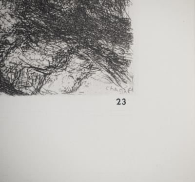 Marc CHAGALL : Joseph pardonne à ses frères, Héliogravure originale signée 2