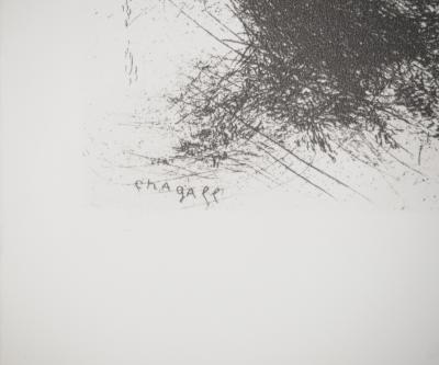 Marc CHAGALL : La bénédiction des fils de Joseph, Héliogravure originale signée 2