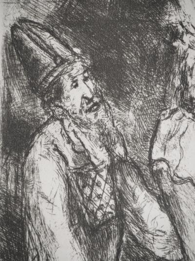 Marc CHAGALL : Moise réclamant la libération de son peuple, Héliogravure originale 2