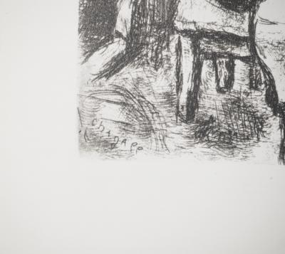 Marc CHAGALL : L'agneau de la Pâque, Héliogravure originale signée 2