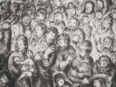 Marc CHAGALL : L'Exode, Héliogravure originale signée 2
