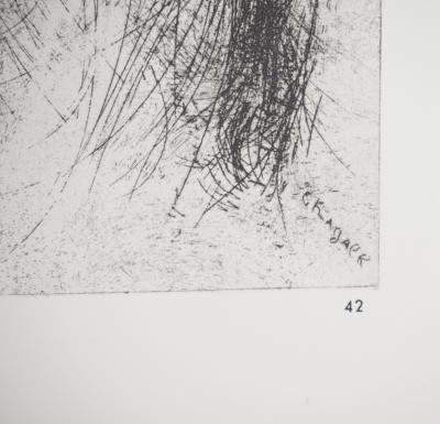 Marc CHAGALL : Mort de Moïse, Héliogravure originale signée 2