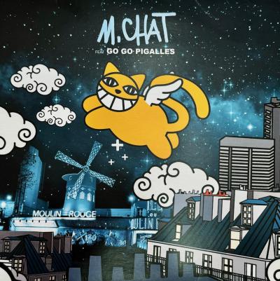 M.Chat - M.CHAT Feat Go Go PIGALLES, 2020 - Dessin au feutre signé 2