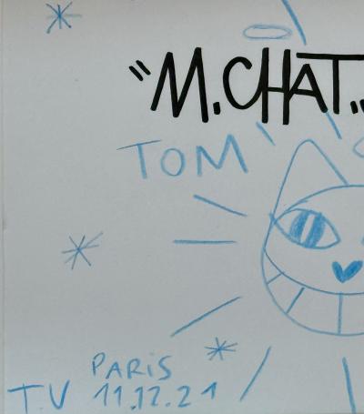 M. CHAT - Escapade - Dessin original signé - 2021 2