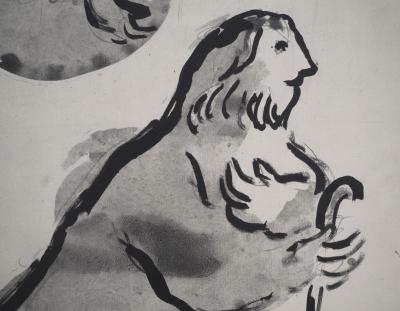 Marc CHAGALL : La Bible, Jonas en route pour Ninive, Héliogravure 2