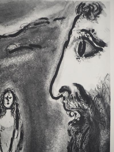 Marc CHAGALL : La Bible, La jeune fille dans le champs, Héliogravure 2