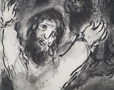 Marc CHAGALL : La Bible, La jeune fille dans le champs, Héliogravure 2
