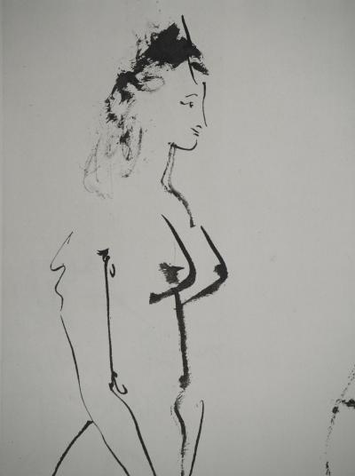 Pablo PICASSO : Comédie Humaine, La courtisane et le vieil homme, Héliogravure 2