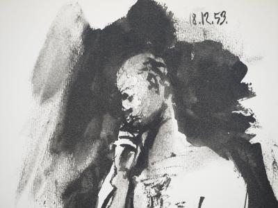 Pablo PICASSO : Comédie Humaine, Les deux dessinateurs, Héliogravure 2