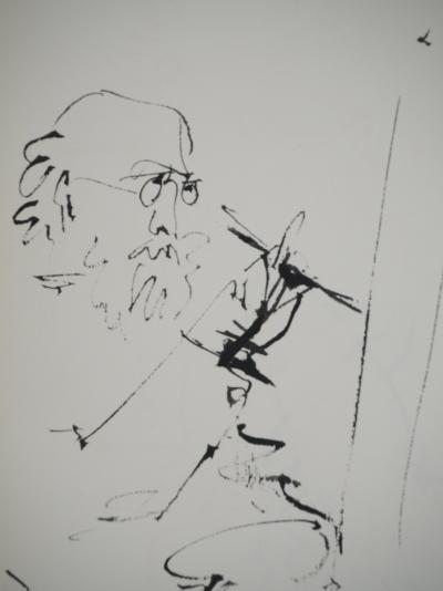 Pablo PICASSO : Comédie Humaine, L'aristocrate et la courtisane, Héliogravure 2