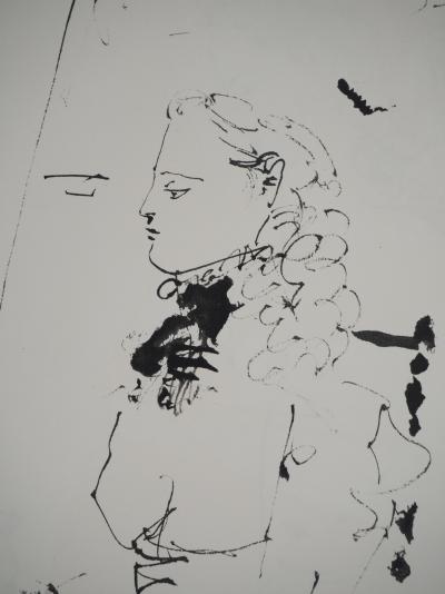 Pablo PICASSO : Comédie Humaine, L'aristocrate et la courtisane, Héliogravure 2