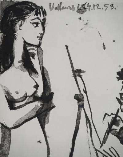 Pablo PICASSO : Comédie Humaine, Le peintre à Vallauris, Héliogravure 2