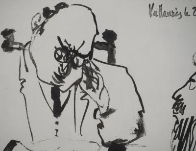Pablo PICASSO : Comédie Humaine, Les amateurs d'art, Héliogravure 2