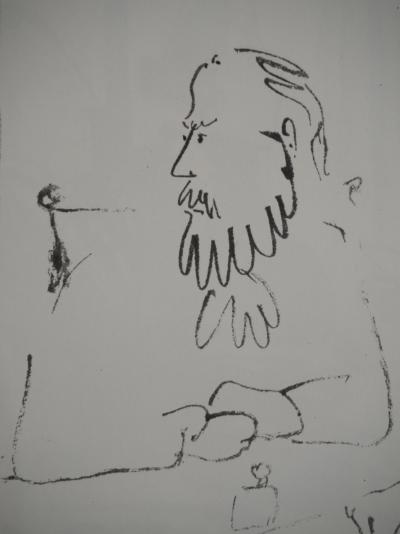 Pablo PICASSO : Comédie Humaine, Le couple bourgeois, Héliogravure 2