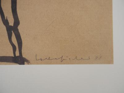 Joachim Lothar FISCHER : Homme minéral, Héliogravure signée 2