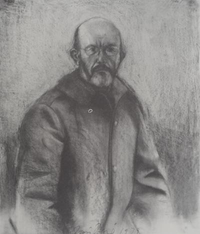 Jim DINE: Self-portrait with coat, signed heliogravure 2