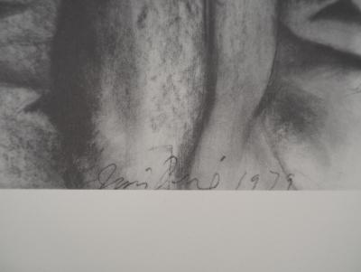 Jim DINE: Self-portrait with coat, signed heliogravure 2