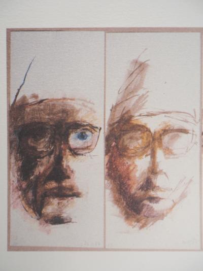 Bernard DUFOUR : Six autoportraits, Héliogravure 2