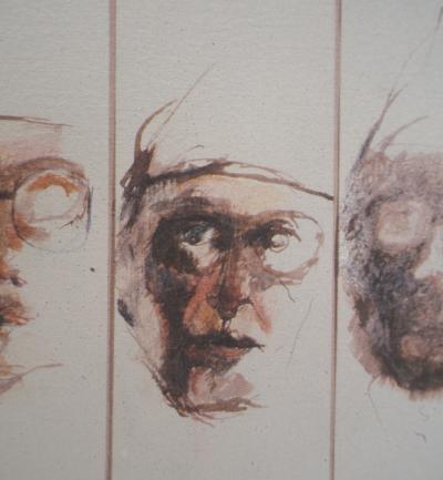 Bernard DUFOUR : Six autoportraits, Héliogravure 2