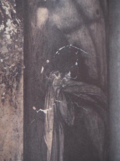 Ernest PIGNON-ERNEST : Peinture murale, Christ sur une colonne, Héliogravure 2