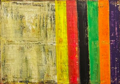 Mr Garcia - Driftwood 4 - Technique mixte sur toile 2