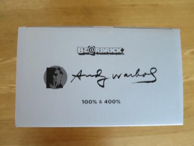 Medicom Toy - Bearbrick Andy Warhol Brillo 400% et 100% 2