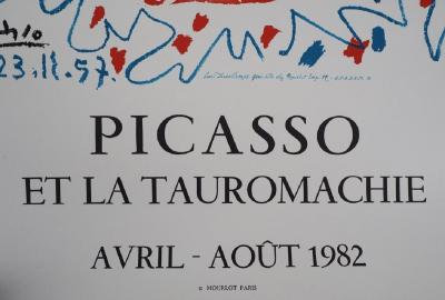Pablo PICASSO (d’après) - La Tauromachie - Affiche lithographique 2