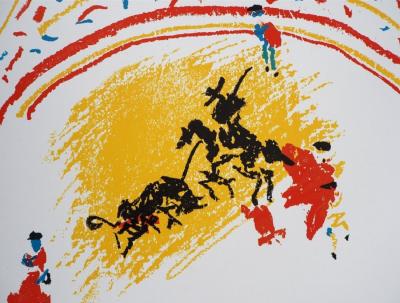 Pablo PICASSO - La Petite Corrida - Affiche lithographique 2