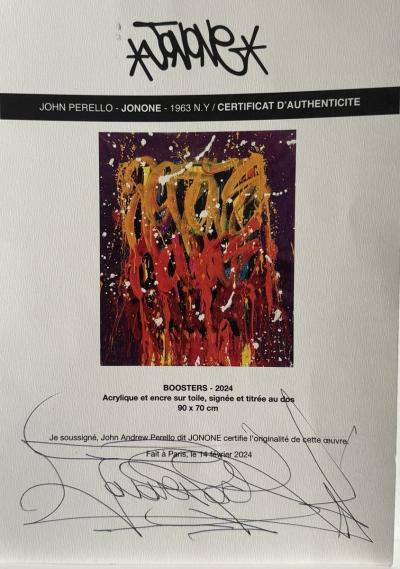 JonOne - Boosters - 2024 - Acrylique sur toile 2