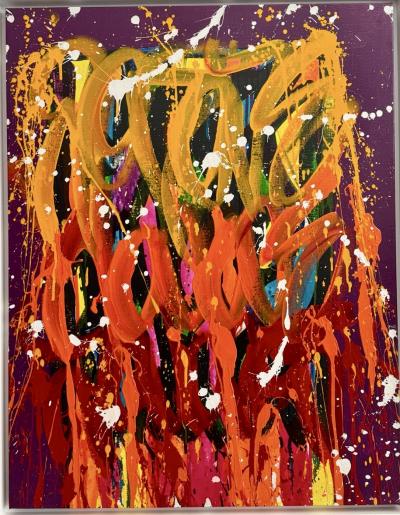 JonOne - Boosters - 2024 - Acrylique sur toile 2