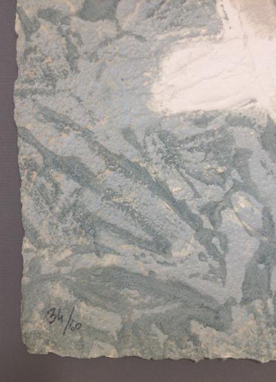 Bernard ALLIGAND - Vers les cimes ,1992 - Gravure au carborundum signée 2