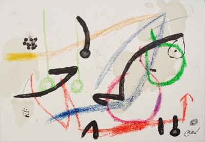 Joan Miró - Maravillas con variaciones acrosticas 7, 1975, Lithographie