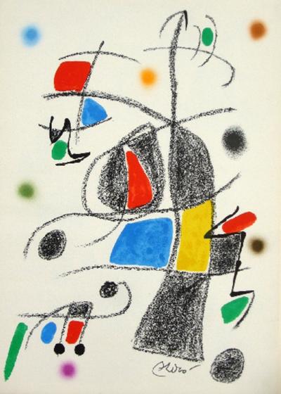 Joan Miró - Maravillas con variaciones acrosticas 17, 1975, lithographie 2