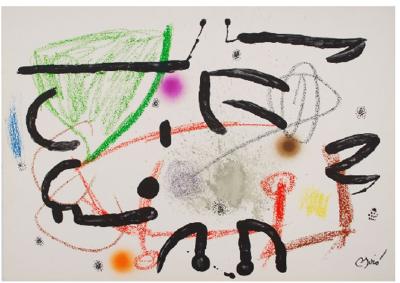 Joan Miró - Maravillas con variaciones acrosticas 15, 1975 Lithographie 2