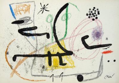 Joan Miró - Maravillas con variaciones acrosticas 9, 1975 Lithographie 2