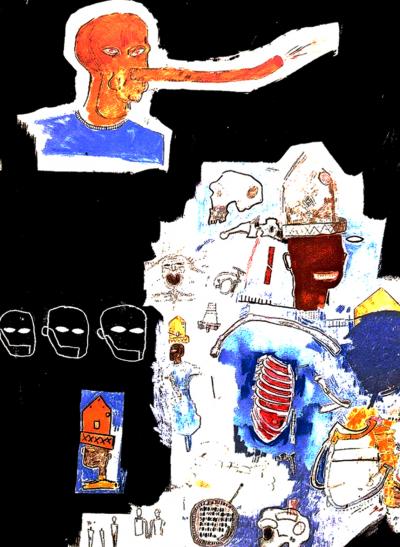Jean-Michel Basquiat – Lithographie, signiert und nummeriert 2