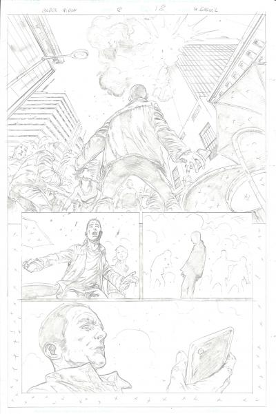 Manuel Garcia - Black Widow #8 p18 - planche originale Comics 2