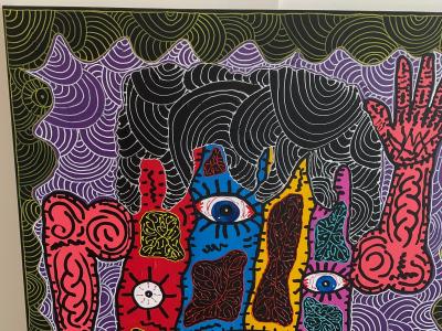 EL Kalo  huile sur toile signée à la main 2