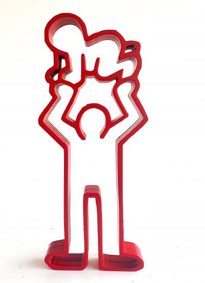 SpyDDy - boy Baby Haring, 2024 - Pop street art sculpture 2