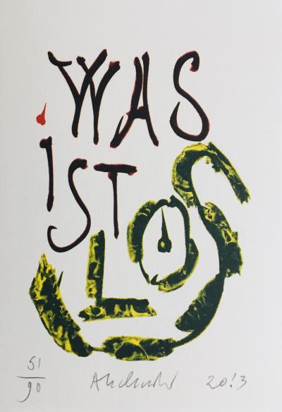 Pierre ALECHINSKY - Chapitre Los, 2013 - Lithographie originale signée au crayon 2